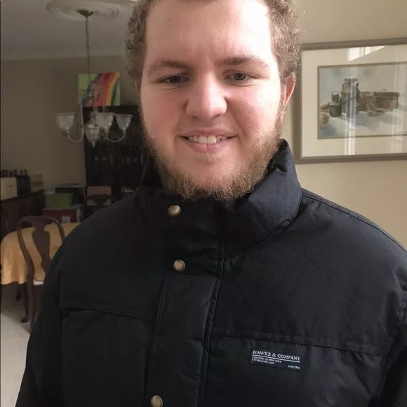 Hawke & co Mens m black jacket coat nwt - Picture 3 of 8